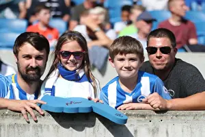 Sea of Supporters: Brighton and Hove Albion vs Atletico de Madrid at the American Express Community Stadium (06AUG17)
