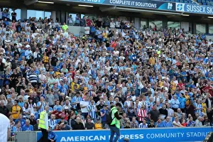 Sea of Supporters: Brighton and Hove Albion vs Atletico de Madrid at the American Express Community Stadium (August 2017)