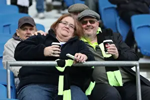 Burnleyl Prints: Sea of Supporters: Brighton and Hove Albion vs Burnley at the American Express Community Stadium (16DEC17)