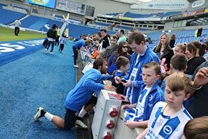 Images Dated 8th April 2015: Seagulls Priority Open Training Day at Amex Stadium, April 8, 2015