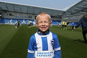 Images Dated 8th April 2015: Seagulls Priority Training Day at Amex Stadium, April 8, 2015