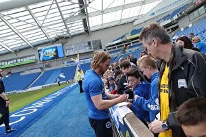 Images Dated 8th April 2015: Seagulls Priority Training Day at Amex Stadium, April 8, 2015