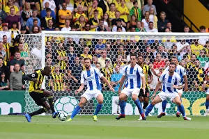 Watford Away 11AUG18 Prints: Three Seasiders Guarding the Goal: Propper
