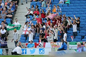 Sevilla FC Fans in Action: Brighton and Hove Albion vs Sevilla FC Pre-season Friendly (02.08.2015)