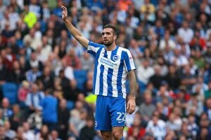 Images Dated 10th September 2016: Shane Duffy in Action: Brighton & Hove Albion vs. Brentford (EFL Sky Bet Championship, 10SEP16)