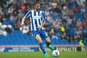 Images Dated 10th September 2016: Shane Duffy: In Action for Brighton & Hove Albion vs. Nottingham Forest