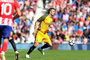 Pre-Season Prints: Shane Duffy in Action: Brighton & Hove Albion vs Atletico Madrid (06AUG17)