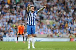 Manchester City 12AUG17 Prints: Shane Duffy Defending: Brighton & Hove Albion vs Manchester City (Premier League)