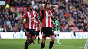 Scores An Own Goal Prints: Sheffield United v Brighton and Hove Albion Premier League 18FEB24
