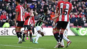 Scores A Goal 0 4 Prints: Sheffield United v Brighton and Hove Albion Premier League 18FEB24
