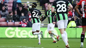 Scores A Goal 0 4 Prints: Sheffield United v Brighton and Hove Albion Premier League 18FEB24