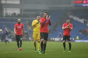 Images Dated 20th February 2016: Sky Bet Championship Clash: Cardiff City vs. Brighton and Hove Albion (20FEB16)