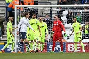 Images Dated 5th March 2016: Sky Bet Championship Clash: Preston North End vs. Brighton and Hove Albion, 5 March 2016