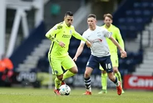 Images Dated 5th March 2016: Sky Bet Championship Clash: Preston North End vs Brighton and Hove Albion at Deepdale (05MAR16)