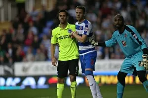 Images Dated 31st October 2015: Sky Bet Championship Showdown: Reading vs. Brighton and Hove Albion at Madejski Stadium