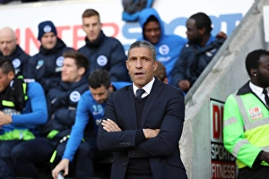 Brighton Manager Prints: Sky Bet Championship Showdown: Wigan Athletic vs