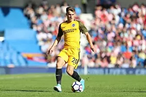 Images Dated 6th August 2017: Solly March in Action: Brighton & Hove Albion vs Atletico Madrid (06AUG17)