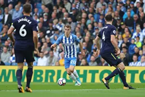 Everton 15OCT17 Prints: Solly March in Action: Brighton and Hove Albion vs Everton