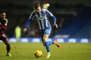 Ipswich Town 14FEB17 Prints: Solly March in Action: Brighton & Hove Albion vs Ipswich Town