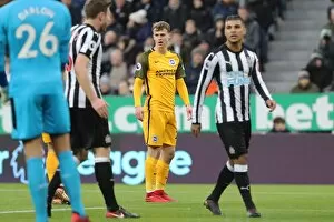 Images Dated 30th December 2017: Solly March in Action: Newcastle United vs. Brighton and Hove Albion, Premier League (30DEC17)