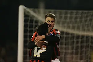 Fulham 29DEC14 Prints: Solly March Scores and Celebrates: Brighton's Championship Victory Over Fulham (29DEC14)