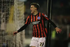 Solly March Scores and Celebrates: Brighton's Winning Moment against Fulham (December 2014)