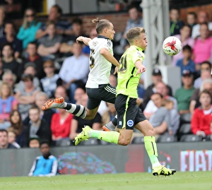Fulham 15AUG15 Prints: Solomon March in Action: Brighton and Hove Albion vs. Fulham, Sky Bet Championship 2015