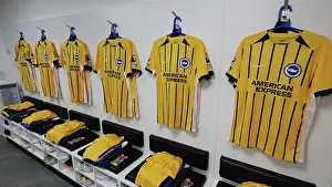 Dressing Room Prints: Southampton and Brighton and Hove Albion Premier League 22FEB25