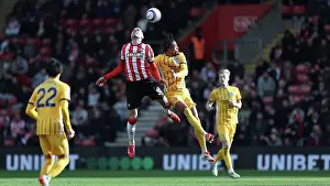 Aeriel Challenge Prints: Southampton and Brighton and Hove Albion Premier League 22FEB25