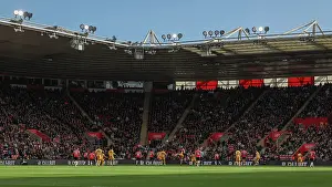 Match Action Prints: Southampton and Brighton and Hove Albion Premier League 22FEB25