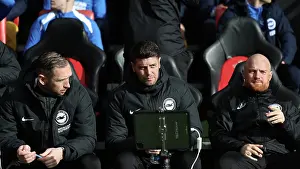 In The Dugout Prints: Southampton and Brighton and Hove Albion Premier League 22FEB25