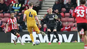 Is Called Into Action Prints: Southampton and Brighton and Hove Albion Premier League 22FEB25