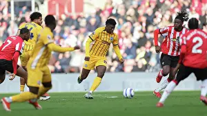 Weaves His Way Through Prints: Southampton and Brighton and Hove Albion Premier League 22FEB25