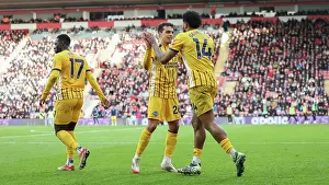 Scores A Goal 0 2 Prints: Southampton and Brighton and Hove Albion Premier League 22FEB25