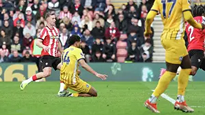 Scores A Goal 0 2 Prints: Southampton and Brighton and Hove Albion Premier League 22FEB25