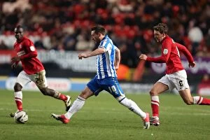 Images Dated 8th December 2012: Stephen Dobbie in Action: Charlton Athletic vs. Brighton & Hove Albion, Npower Championship