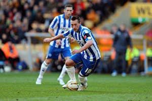 Wolves - 10-11-2012 Prints: Stephen Dobbie in Action: Wolves vs