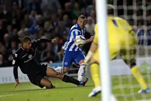 Event:bha 120929 Prints: Stephen Dobbie's Thrilling Performance: Brighton & Hove Albion vs