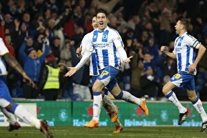 Images Dated 11th March 2014: Stephen Ward's Double: Brighton & Hove Albion vs. QPR, March 11, 2014
