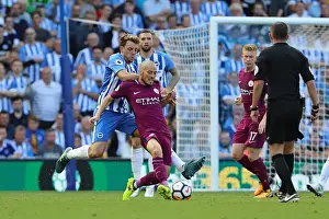 Manchester City 12AUG17 Prints: Stephens vs Silva Showdown: Brighton & Hove Albion vs Manchester City (12AUG17)