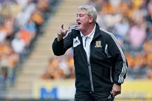 Images Dated 18th August 2012: Steve Bruce Hull City Brighton HA 120818