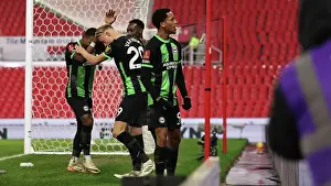 Scores A Goal 2 4 Prints: Stoke City v Brighton and Hove Albion FA Cup 3rd Round 06JAN24