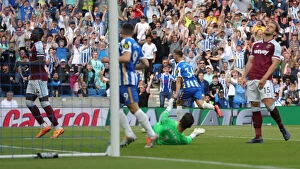 Images Dated 22nd May 2022: Thrilling Celebration: Brighton and Hove Albion Secure Premier League Victory Over West Ham United
