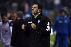 Images Dated 11th February 2012: Thrilling Encounter: Brighton & Hove Albion vs. Leeds United (Away) - February 11