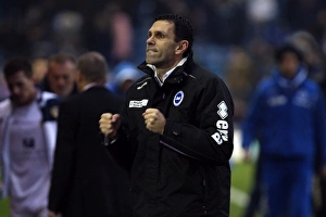 Leeds United - 11-02-12 Prints: Thrilling Encounter: Brighton & Hove Albion vs