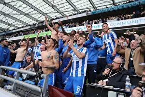 Images Dated 17th April 2017: A Tight Championship Clash: Brighton and Hove Albion vs. Wigan Athletic (17APR17)
