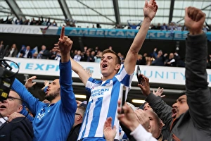 Tight Championship Clash: Brighton and Hove Albion vs. Wigan Athletic at American Express Community Stadium (17APR17)