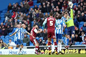 Burnley - 23-02-2013 Prints: Tomasz Kuszczak's Heroic Performance: Brighton & Hove Albion vs Burnley (February 23)