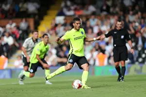 Fulham 15AUG15 Prints: Tomer Hemed Scores Penalty: Brighton Secures 2-1 Victory over Fulham (Championship 2015)