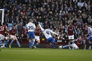 Aston Villa (F.A. Cup) Gallery: Tommy Elphick scores at The Holte End